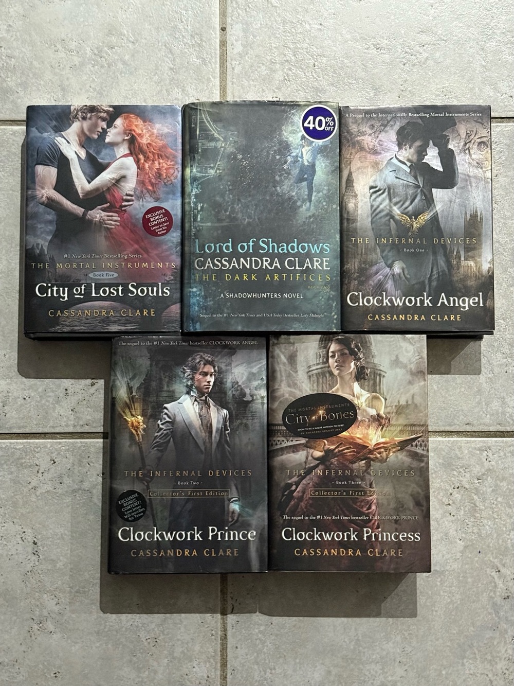 The Shadowhunter Book Set by Cassandra Clare